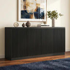 63'' Fluted TV Stand for TVs up to 75'', Modern Media Console - Image 8
