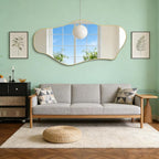 Large Irregular Mirror, Modern Organic Mirrors - Image 3