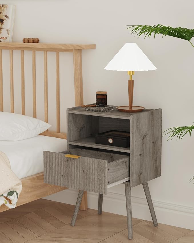 Veegle Nightstand, Modern Bedside Table - Image 7