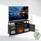 Furinno Jensen Fireplace TV Stand, NO Heat Decorative Electric Fireplace Corner - Image 4