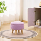 Wimarsbon Storage Ottoman, Modern Round Footrest - Image 6