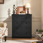 Joaxswe Farmhouse 4 Drawer Dresser - Image 12