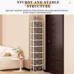 SAN HE Bamboo Shoe Rack 17 Tier- Vertical Shoe Rack - Image 6