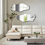 Irregular Wall Mirror, Modern Organic Shaped Mirrors - Image 3