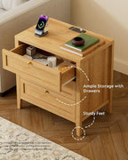 EYYTHUNG Large Nightstand Set of 2 - Image 6