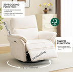 Oversized Power Recliner Chair Swivel Glider - Image 4