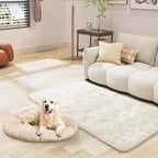 LOCHAS 2x4 Runner Rugs for Hallway, Fluffy Area Rugs for Bedroom, Cream | Ultra - Image 4