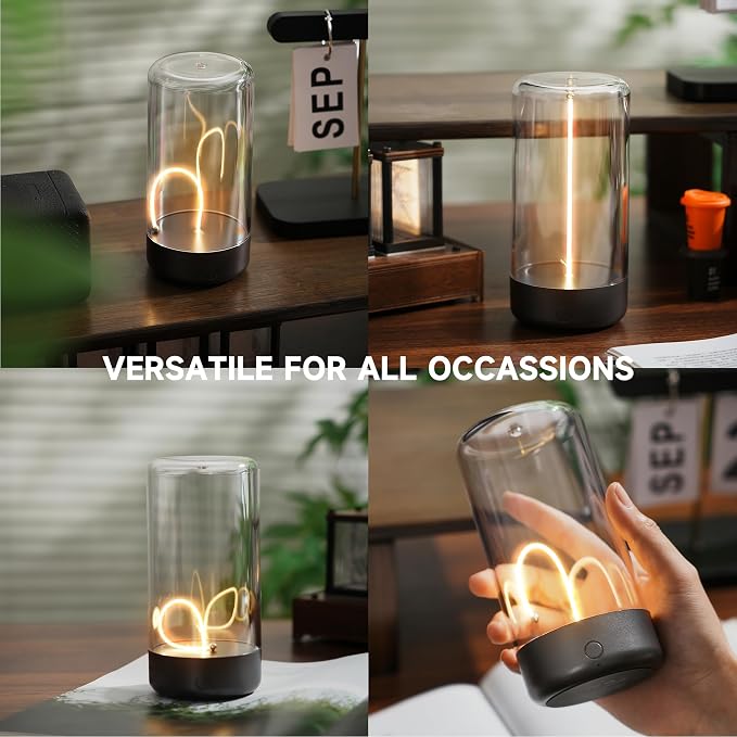 AUGE LIGHT Mini Minimalist Table Lamp Cordless Lamp Rechargeable Table Lamp - Image 8