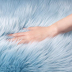 Ashler faux fur rug, Fluffy Shaggy Area Rug Ultra Soft 2.2 x 6 Feet Rectangle - Image 4
