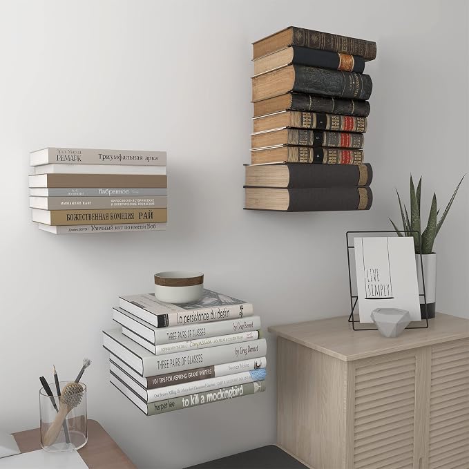 STORAGE MANIAC Floating Book Shelves - Image 7
