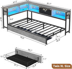 Hasuit Corner Bed Frame Twin XL - Image 3