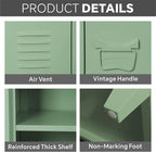 MIOCASA Metal Storage Cabinet, 3 Door TV Stand, Metal TV Cabinet - Image 4