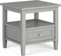 SIMPLIHOME Warm Shaker End Table by SimpliHome