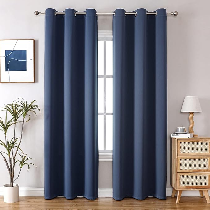 ChrisDowa Blackout Curtains for Bedroom and Living Room 78 Inches Long | 2 by ChrisDowa