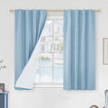 Linen Full Blackout Window Curtains by LAMIT