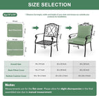 Summsun Waterproof Outdoor Patio Cushions - Image 7