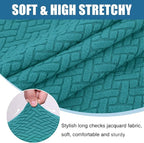 Smiry Waterproof Couch Cushion Covers, Stretch Jacquard Sectional Couch Covers - Image 7