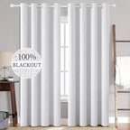 MIULEE 100% Blackout Linen Curtains by MIULEE