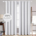 MIULEE 100% Blackout Linen Curtains by MIULEE