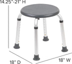 Flash Furniture Hercules Series Aluminum Bath and Shower Chair - Image 5