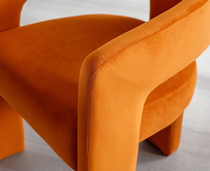 VESCASA Velvet Barrel Dining Chair - Image 8