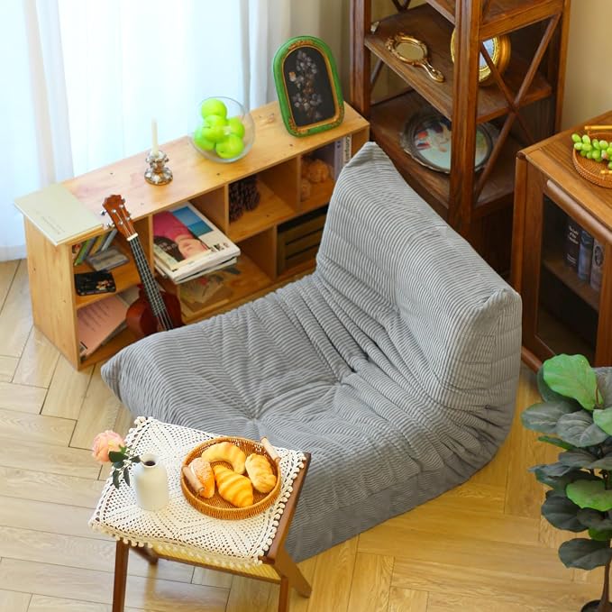 N&V Fireside Floor Sofa- Mid-Century Modern Armless Lounge Chair - Image 4