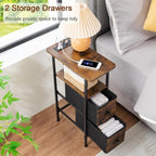 LOAKEKEL Narrow End Table Living Room - Image 7