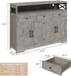 Befrases Farmhouse Buffet Cabinet - Image 3