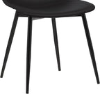 Armen Living Monte Mid Century Modern Dining Accent Chair - Image 11