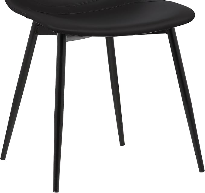 Armen Living Monte Mid Century Modern Dining Accent Chair - Image 11