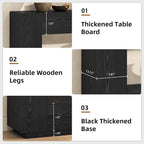 Epecoya 78 Inch Extra Long Console Table, 2-Tier Wood Entryway Table - Image 6