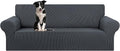 Stretch Oversized Couch Covers for Sofa Slipcover, Charcoal | 1-Piece Washable by KEKUOU