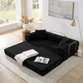 4-in-1 Folding Convertible Sofa Bed, 78 Inch Boneless Couch by ivoros