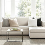 MIULEE Soft Decorative Chenille Pillow Covers Gray 18x18 Pack of 4 | Minimalist - Image 4