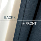 MIULEE 100% Blackout Linen Curtains - Image 6