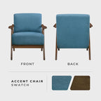 Lexicon Mid Century Modern Accent Chair - Image 4