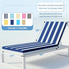 L'AGRATY Outdoor Lounge Chaise Cushion: 72x21x3 Inch Waterproof Lounge Chair - Image 2