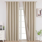 Joydeco 72 Inch Blackout Curtains by JOYDECO