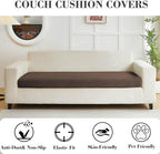 Couch Covers for 3 Cushion Sofa Pet Friendly Couch Cushion Covers Universal - Image 3