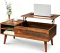 WLIVE Coffee Table with Lifting Top, Hidden Storage & Adjustable Shelf by WLIVE