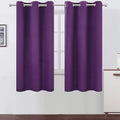 Purple Thermal Blackout Curtains/38 x 63 Inch/Set of 2 Panels Room Darkening by Lemomo