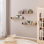 Fixwal Nursery Book Shelves for Kids Rooms, 23.6 Inch Floating Bookshelves for - Image 5