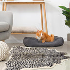 Leopard Print Rug, Faux Cowhide Cheetah Skin Rug Animal Printed Area Rug Carpet - Image 6