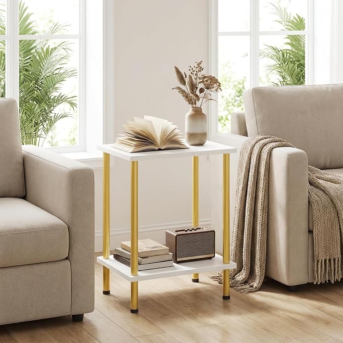 HOOBRO End Tables Set of 2, Small Side Table, Nightstand - Image 5