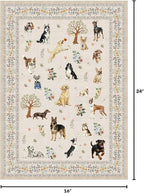 Beige Small Entry Rug 24x17 inch - Image 2