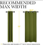 NICETOWN Bedroom Curtain Panels Blackout Draperies, Christmas Holiday Decor - Image 8