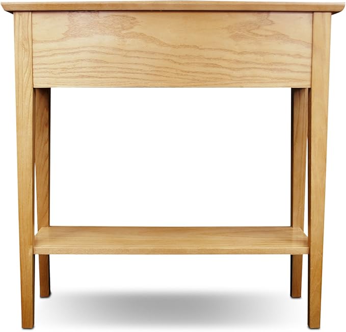 Leick Home Mission Console Table, Solid Wood, 2 Drawers, Bottom Display Shelf - Image 3