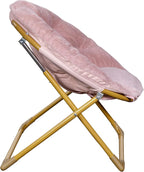 Flash Furniture Gwen Kids Cozy Mini Folding Saucer Chair - Image 9