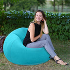 Realspring Inflatable Bean Bag Chairs Outdoor Blow up Camping Chairs Inflatable - Image 6