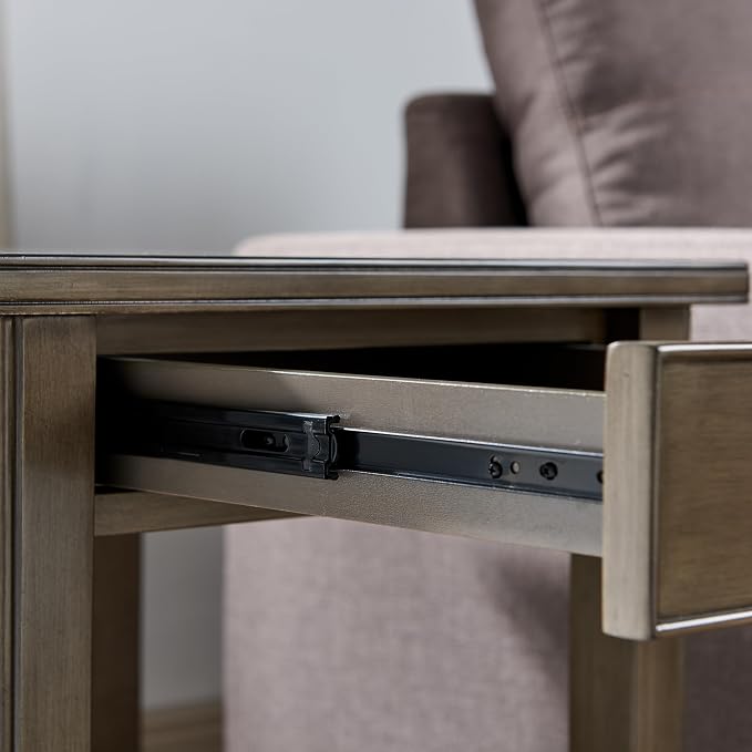 Leick Home Laurent End Table, Solid Wood, - Image 11
